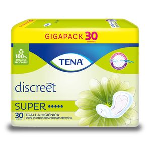 Toalla Higiénica TENA Discreet Super