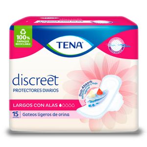 Protector Femenino TENA Discreet Largo Alas