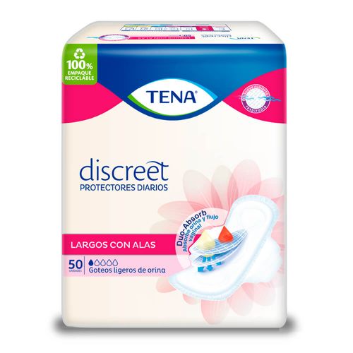 Protector Femenino TENA Discreet Largo Alas