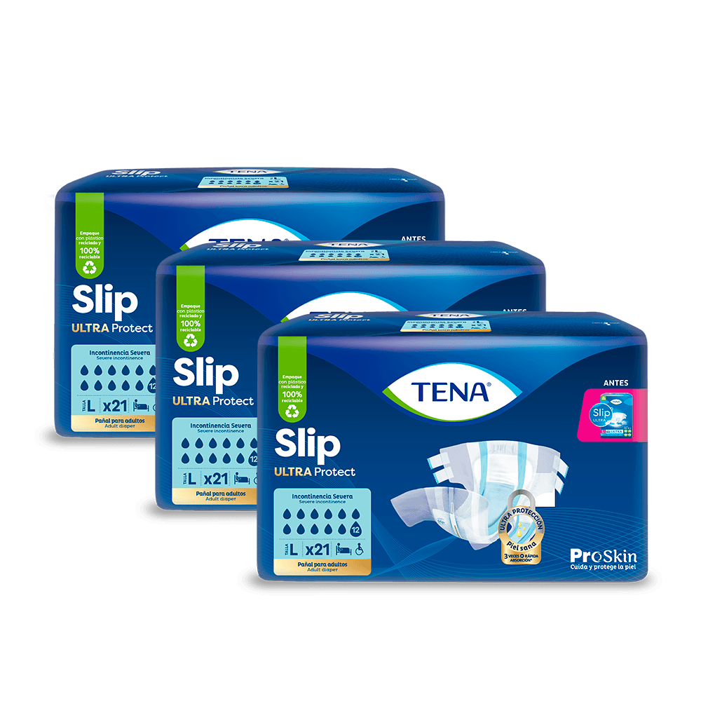 Combo Pañal TENA Slip Ultra Protect L x 63 Und