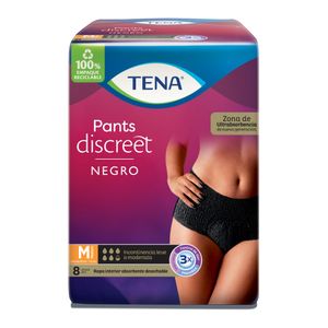 Ropa Interior Absorbente TENA Discreet M Negro