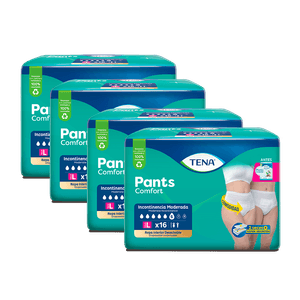 Combo Ropa Interior Absorbente TENA Pants Comfort L x 64 Und