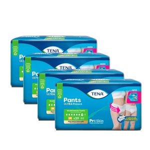 Combo Ropa Interior Absorbente TENA Pants Ultra Protect M x 80 Und