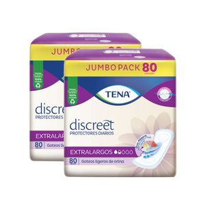 Combo Protector Femenino TENA Discreet Extralargo x 160 Und