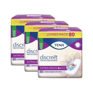 Combo Protector Femenino TENA Discreet Extralargo x 240 Und