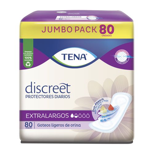 Protector Femenino TENA Discreet Extralargo