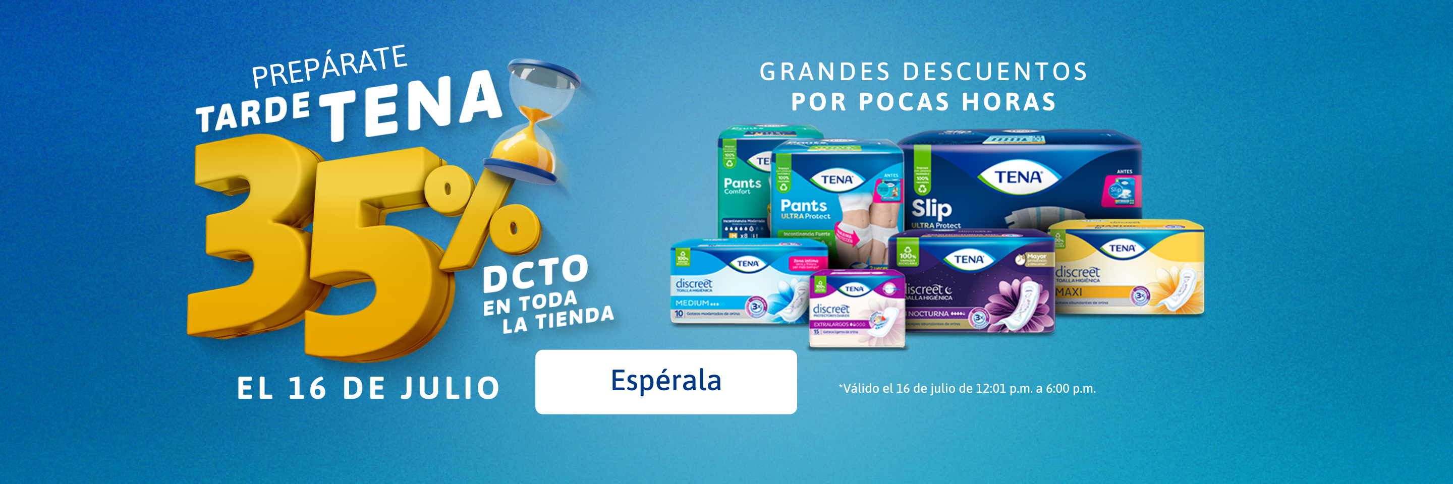 Expectativa 35% de descuento